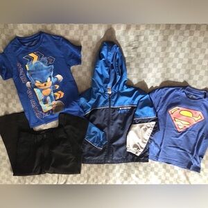 Boys Cute Lot Of 4 Clothes Size 6/7